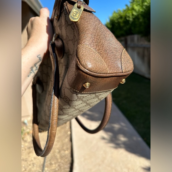 Vintage Gucci Monogram Handbag with COA - Picture 9 of 16